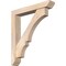Ekena Millwork Balboa Slat Smooth Bracket w/ Offset Brace, Douglas Fir, 5 1/2"W x 32"D x 36"H BKT0604X32X36BOA06SDF - alternate 1
